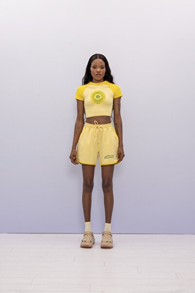 ŞEBNEM GÜNAY "I Love " Contrast Shorts