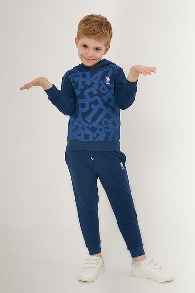 U.S. Polo Assn. ΒΑΣΗ. Σετ φόρμες για αγόρια Polo Assn Brilliant Cool Blue