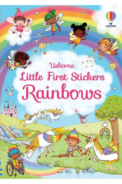 Usborne Little First Stickers Ουράνιες Καvateίες