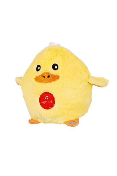 hediyecik Cute Mini Duck Plush Toy with Sound 10 cm