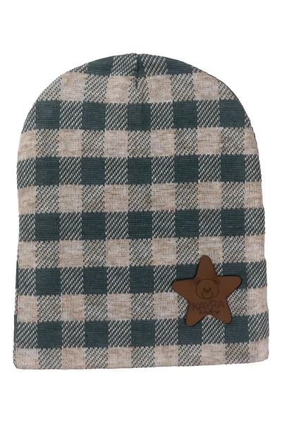 KAYRA KİDSS Double Layer Cotton Combed Knitwear Knitted Baby Kids Beanie with Hidden Inseam