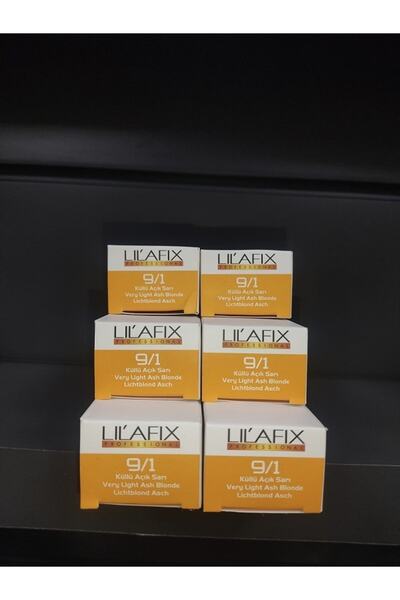 Lilafix Saç Boyası 9.1 Küllü Açık Sarı Krem 60mlx 6 adet.,SAÇBOYASI1080028