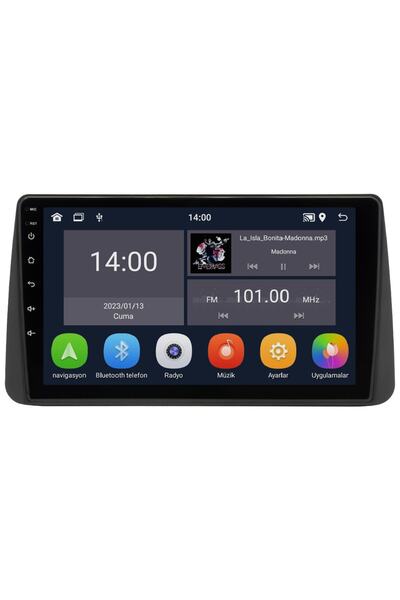 Carvocal Fiat Egea Uyumlu Android Multimedya Sistemi (2015-2021)