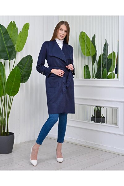 CİXAPLE سترة من جلد الغزال الليكرا بياقة الطفل