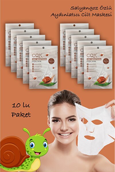 xolo 10 Adet Salyangoz Maskesi Aydınlatıcı Hidrasyon Centella Asiatica Snail ...