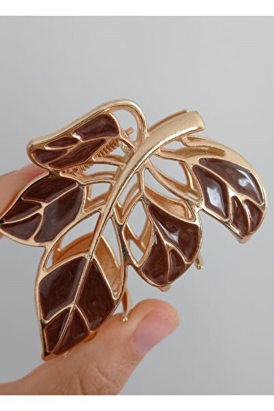 İLKYAZ AKSESUAR YAPRAK METAL MANDAL TOKA