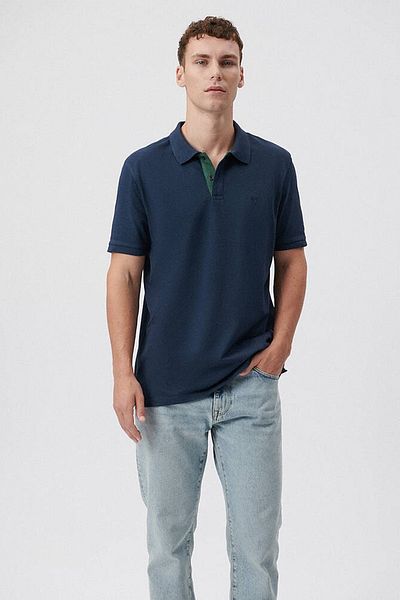 Mavi Ανδρικό μπλουζάκι πόλο Navy Blue - 0611612-70490