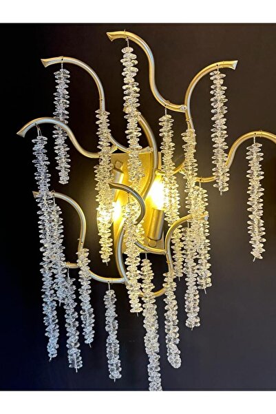 cristalya avize KRİSTAL TASLI APLİK AVİZE SERİP