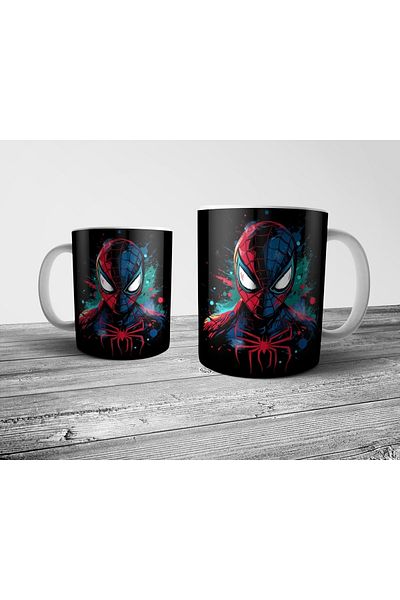 Pixxa Spiderman Spider Man Mug Cup Model 1