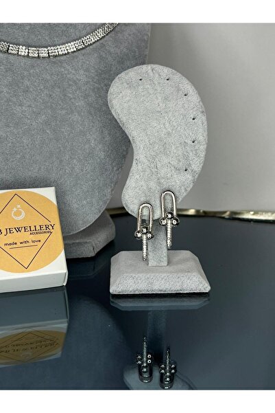 B&B'shop Taşlı Tiffany Küpe