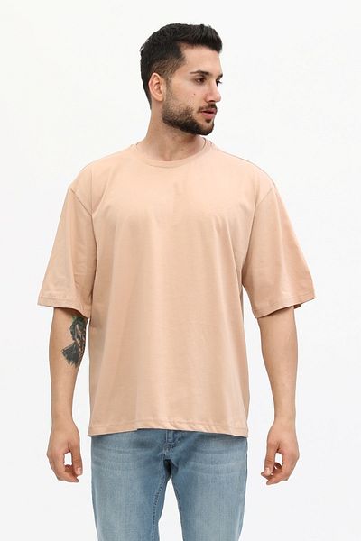 Owut Collection Ανδρικό μπλουζάκι με κοντό μανίκι 100% βαμβακερό με χαλαρή/άνετη εφαρμογή