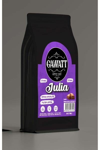 Gawatt Julia: Öğütülmüş Çikolatalı Filtre Kahve 250 Gr(SWİSS CHOCOLATE FİLTER...