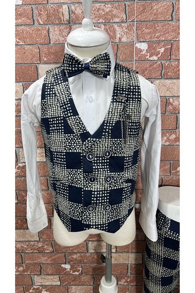 HAYTA Vest Suit Shirt Bow Tie Set 5-14 Years Almira