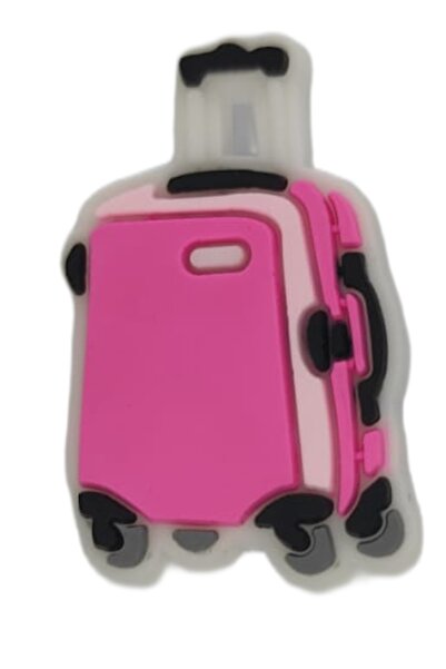 Crocs Terlik Süsü Barbie tatil valiz/Valiz Tatil jibbitz/anahtarlık Süsü/terlik Takıları