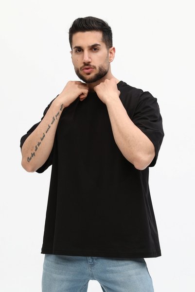 Owut Collection Men's Relaxed/casual Cut Crew Neck Short Sleeve 100% Cotton T-shirt