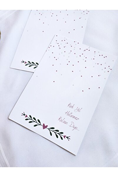 Çikoleyt Design Türk Kahvesi Kartı - Kırk Yıl Hatırınız Kalsın Diye Kartı (10...