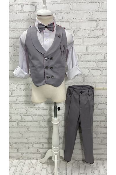 HAYTA Vest Suit Shirt Set 0/1years-4years