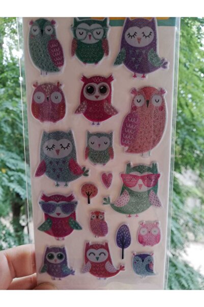 Bluoksweet Autocolant cu bufniță