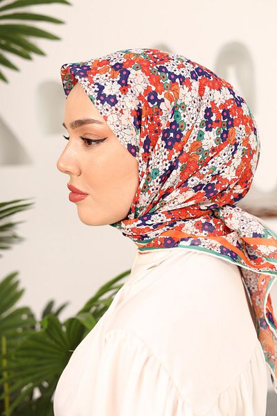 Silk Home Μοτίβο κήπου Μαλακό βαμβακερό κασκόλ