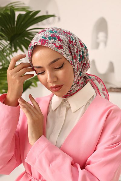 Silk Home Μοτίβο κήπου Μαλακό βαμβακερό κασκόλ