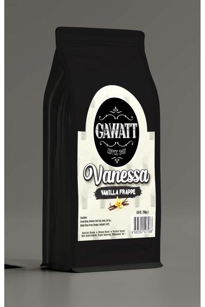 Gawatt Vanessa: Vanilyalı Frappe 250 gr (Milkshake Tozu Değildir Granül Kahve İçerir)