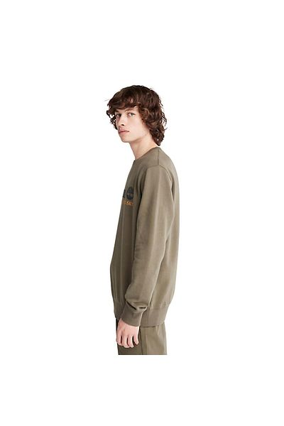 Timberland Φούτερ Wwes Crew Neck (κανονικό Bb) Ανδρικό καφέ φούτερ Tb0a27hc5901