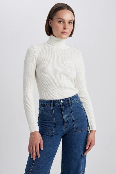 DeFacto Slim Fit garbós pulóver X7912az23au