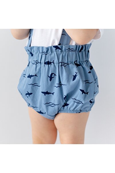Mama Yoyo Baby&Kids Shark Askılı Şort