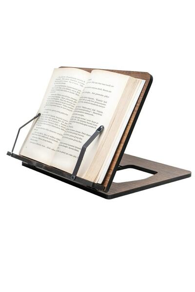 hü ma tasarım ve aksesuar Ahşap Tablet Telefon Tutucu Ayarlanabilir Kitap Okuma Sehpası Standı Rahle
