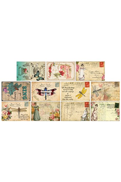 TELLGRAF مجموعة بطاقات بريدية ذات طابع بريدي (11 قطعة مقاس 10x15 سم)