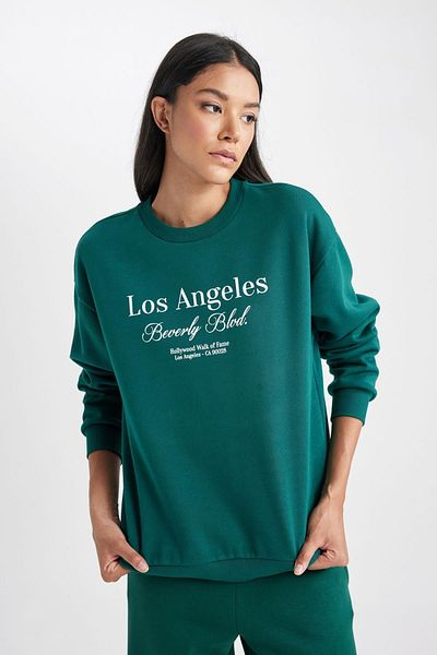 DeFacto Relaxed Cut Crew Neck Sweatshirt A7779ax23au