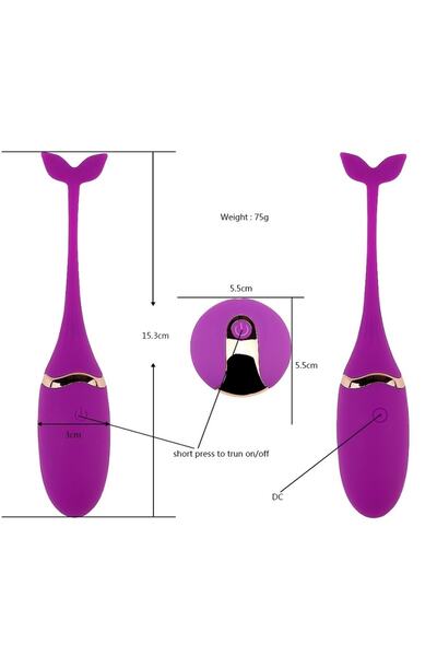 ARTHUR FLECK Uzaktan Kumandalı Usb Şarjlı 10 Farklı Titreşim Soft Silikon Doku Vajinal Vibratör