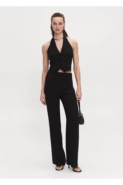 MANGO Woman Buttoned Suit Vest