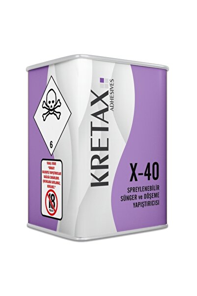 Kretax Adhesives Kretax 17lt Şeffaf Sünger-Yalıtım Yapıştırıcısı(1,kalite)