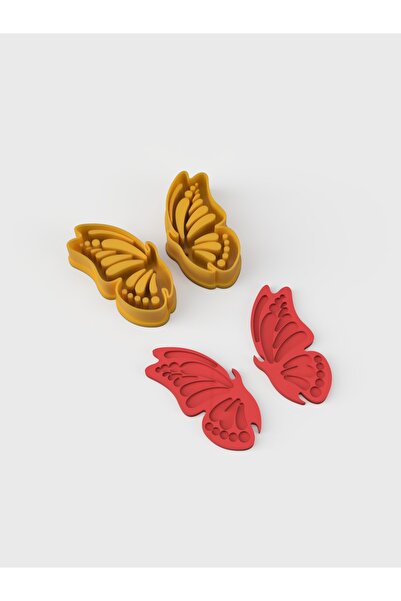 flament aşk Kelebek Küpe Kesici 4 CM - Polimer Kil Kalıbı-Polimer Kil Kesici - Hamur Kesici - Küpe Kesici