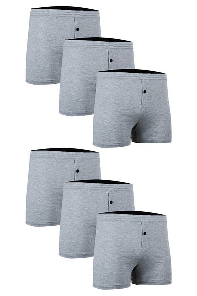 UygunHep 6-Piece Men's Comfortable Combed Cotton Boxers
