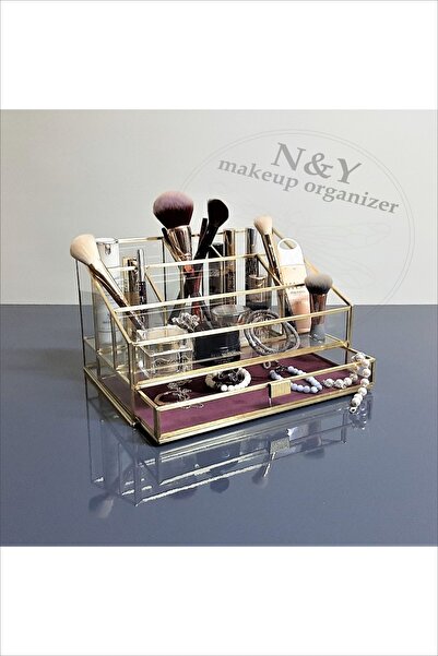 N&Y makeup organizer Paris Serisi 3 kademeli +1 çekmeceli SÇ makyaj organizer...