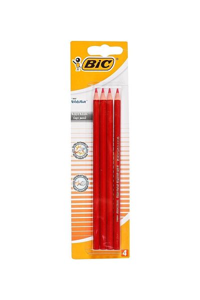 Bic Red Copy Pen 4 Pack