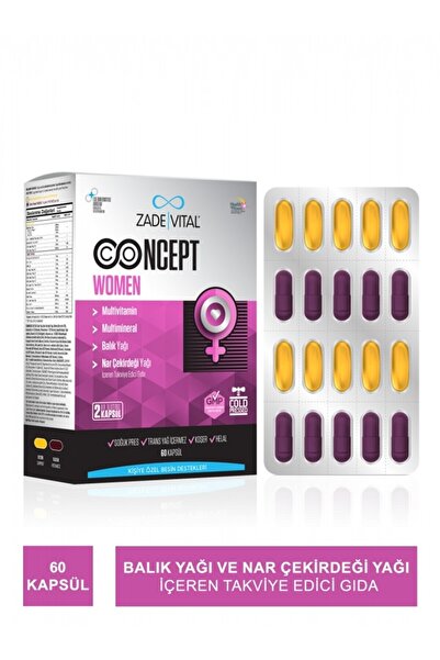 Zade Vital Concept Women 60 Kapsül 2 Adet