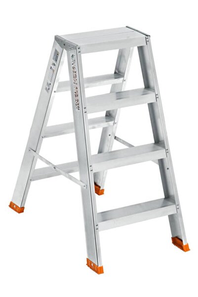 Saraylı Xxx Paslanmaz Alüminyum Mega Çift Çıkışlı Çift Taraflı Seyyar Merdive...