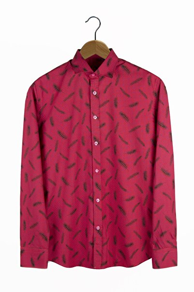 Terapi Men Cămașă multicoloră cu mânecă lungă, roșu-negru, pentru bărbați