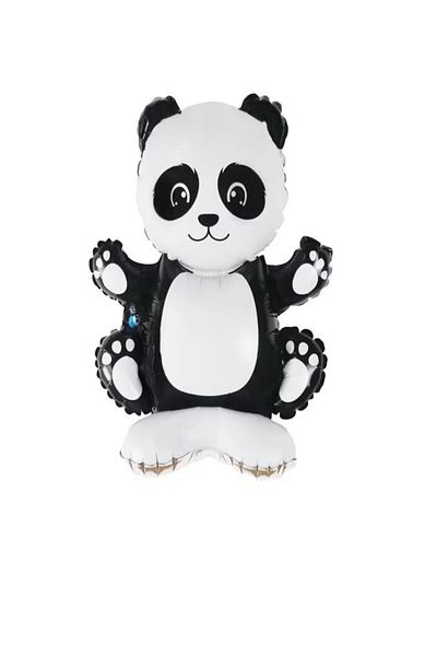 BEST PARTİ DOĞUM GÜNÜ PARTİ SÜSLERİ Footed Panda Foil Balloon 58X42 cm