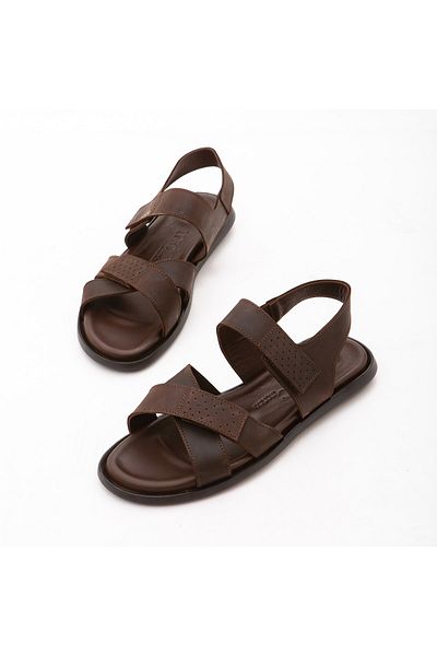 Tamer Tanca Men's Genuine Leather Daily Sandals 876 434 Erk Sndtl Y22