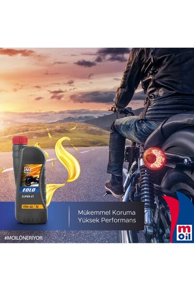 Moil Eolo Super 4t 15w - 40 Motor Yağı 1 Lt ( Üretim Yılı : 2021 )