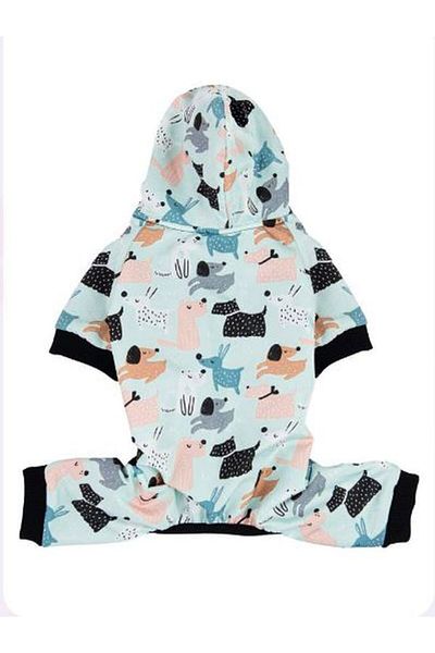 Aşkın Parti Evi Dog Jumpsuit dog printed raincoat