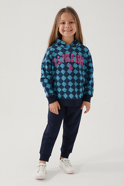 U.S. Polo Assn. ΒΑΣΗ. Σετ φόρμας Polo Assn Candy Blue Girls