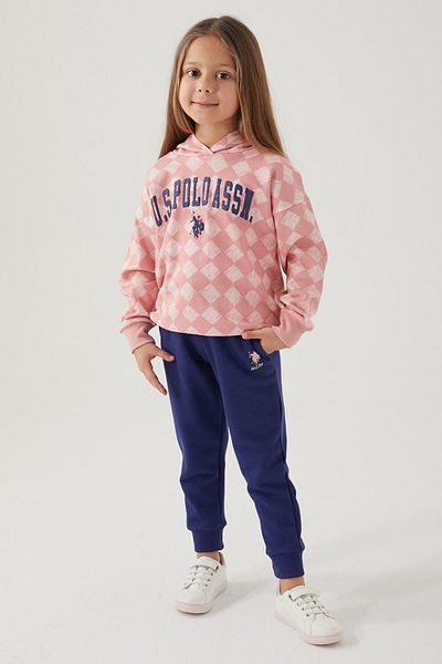 U.S. Polo Assn. ΒΑΣΗ. Σετ φόρμας για κορίτσια Polo Assn Candy Sweet Girl Pink Girls