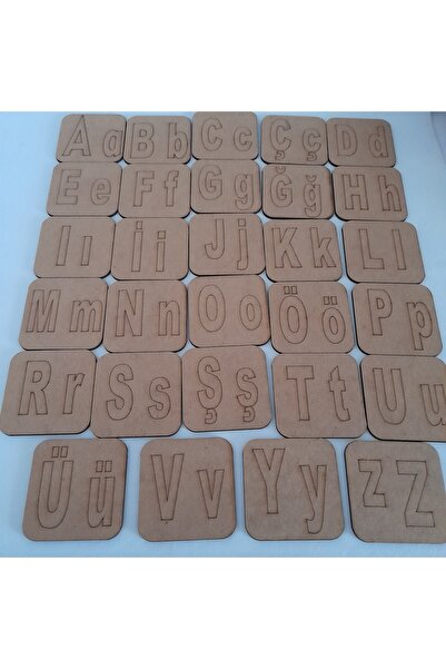 Ebrulisler لعبة خشبية للأبجدية التركية، مجموعة ألعاب تعليمية فنية للنشاط