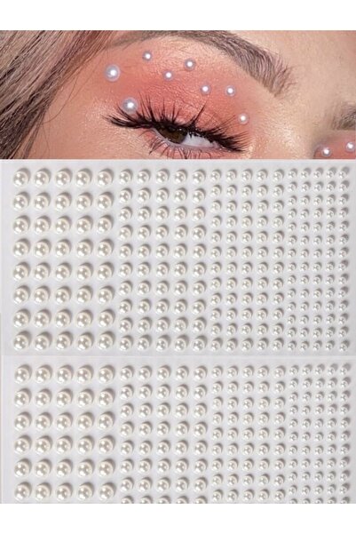 ECE KOZMETİK Vücut Ve Yüz Taşı Stickers Tırnak Makyaj Taşı Yapışkan Festival Taşı Holografik İnci Yüz Taşları