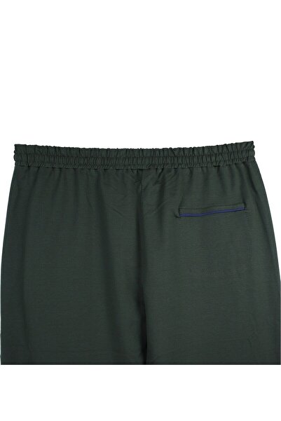 marufshop Men's Large Size Tracksuit Bottom 2 Thread Green